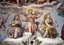 A Virtude e outras personificações.