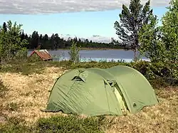 Acampando na Noruega