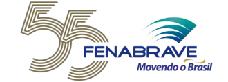 Logotipo comemorativo dos 55 anos da Fenabrave
