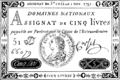 Letra de câmbio de 1791