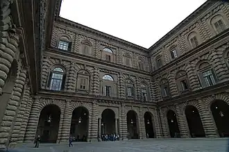 Ammannati, corte do Palazzo Pitti, Florença