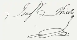 Assinatura de José Joaquín Prieto Vial