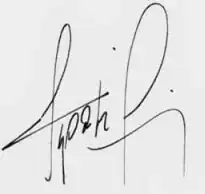 assinatura deOrlando Ramón Agosti