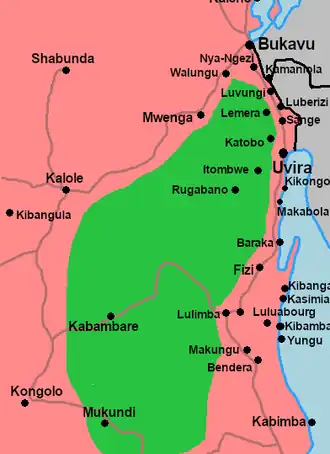 Localização de Maquis de Fizi