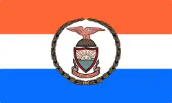 Bandeira do burgo do Bronx, cidade de Nova Iorque, EUA