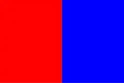 Bandeira de Cagnes-sur-Mer Canha de Mar