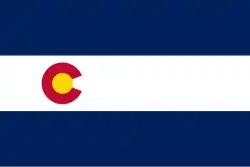 Bandeira do Colorado (4 de dezembro de 1911 — 31 de março de 1964)