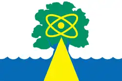 Bandeira oficial de Dubna