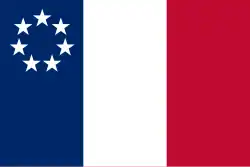 Bandeira de Louisiana (janeiro de 1861, não-oficial)