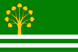 Bandeira de Lužec nad Cidlinou