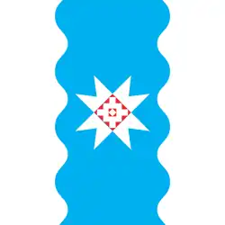 Bandeira oficial de Muhu