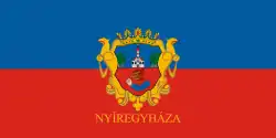 Bandeira de Nyíregyháza