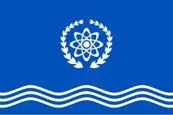 Bandeira oficial de Obninsk