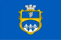 Bandeira de Obolonskyi Оболонський район