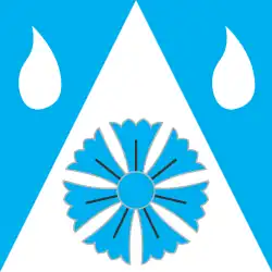 Bandeira oficial de Rakke