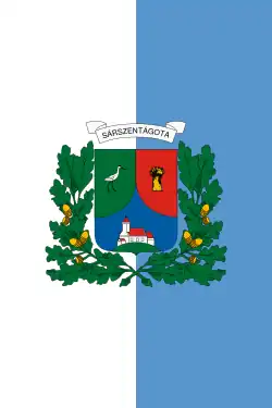Bandeira de Sárszentágota