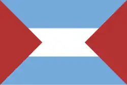 Bandeira de Santa Fé (De Jure 1821–1822)