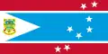 Bandeira de Tuvalu utilizada entre 1995 e 1997.