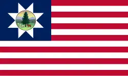 Bandeira de Vermont (6 de abril de 1837 — 16 de abril de 1923)
