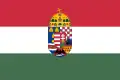 Unofficial hungarian civil ensign used on Transleithania inland waters