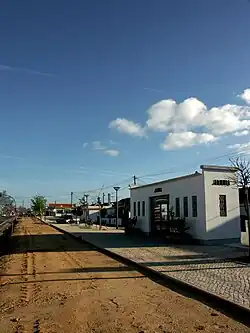 Antigas instalações da Paragem de Jardia, em 2006