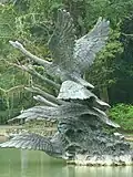 Flight of Swans - escultura no lago dos Cisnes