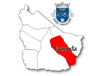 Localização no município de Lajes das Flores