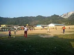 Campo de futebol em Obuasi
