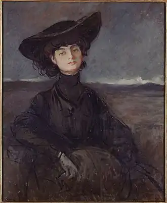 Anna, Condessa de Noailles, 1914 de Jean-Louis Forain
