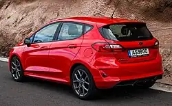 Vista traseira (Facelift)