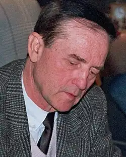 Gyoezoe Forintos, no Campeonato Mundial Sênior de Xadrez de 1996 em Bad Liebenzell, registrado pelo fotógrafo Gerhard Hund