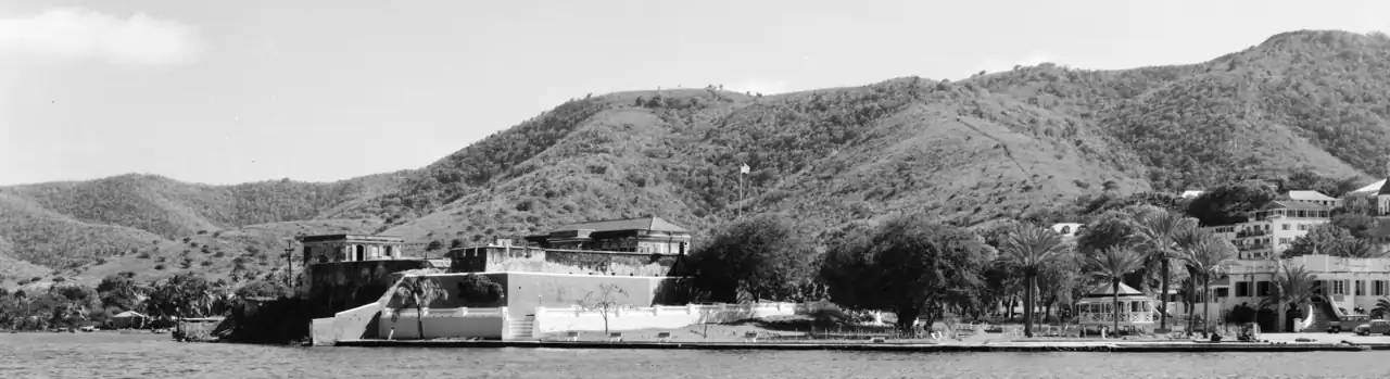 Fort Christiansværn nos anos 1930.