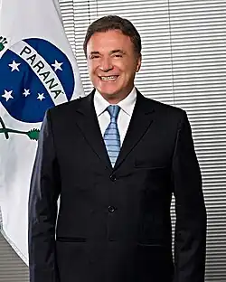 Álvaro Dias é um historiador, professor e político brasileiro. Filiado ao Podemos, é ex-vereador de Londrina, ex-deputado estadual, ex-deputado federal, ex-senador e ex-governador do Paraná.