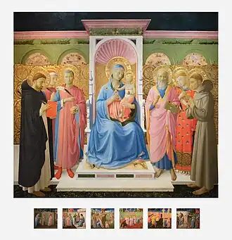 Pala di Annalena, de Fra Angelico, ca. 1430-1440.
