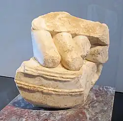 Fragmento do pé da estátua de Apolo Palatino.