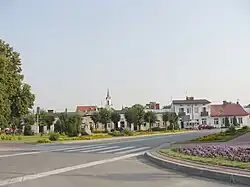 Praça principal de Frampol