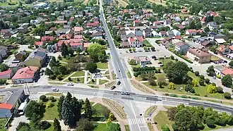 Vista aérea do Frampol