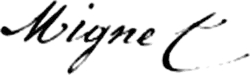 assinatura de François Mignet