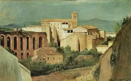 La Basilique Saint-Jean-et-Saint-Paul à Rome, por François Marius Granet