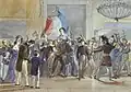La révolution de 1830, le 31 juillet, antes de 1900.