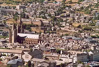 Vista geral de Mende.