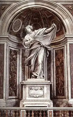 Santa Verónica de Francesco Mochi (1640), no Vaticano