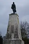 Estátua de Miranda em Valmy.