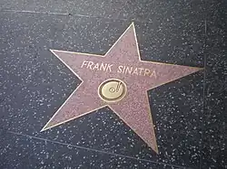 Estrela de Frank Sinatra.