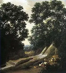 Frans Post - Cachoeira na floresta, 1657.