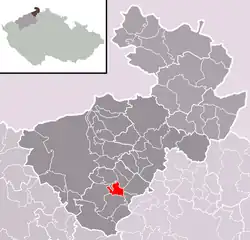 Localização de Františkov nad Ploučnicí