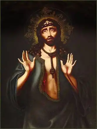 Frei Ricardo do Pilar: Detalhe do Senhor dos Martírios, Mosteiro de São Bento, Rio