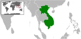 Localização de Indochina Francesa