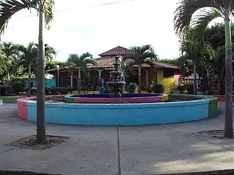 Parque Central em Sébaco.