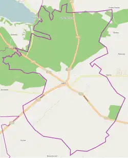 Localização de Gąbin na Polónia